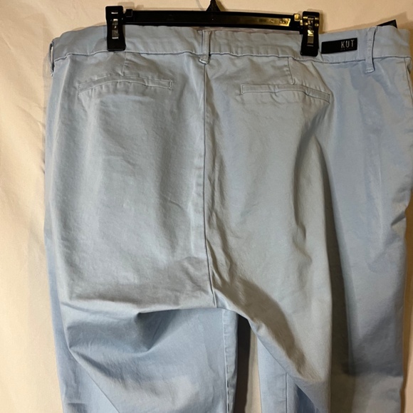 Kut from the Kloth Light Blue Crop Trouser Pant Women Plus Size 20W SP274GA1 - Picture 5 of 11